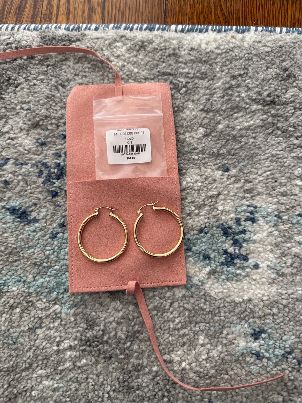 LoveShackFancy DeeDee Classic Gold Hoop Earrings - NWT